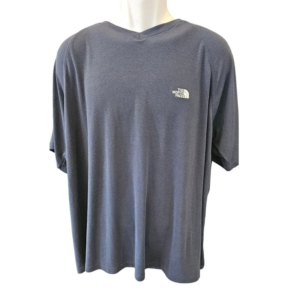 The North Face XL (?) Navy v neck knit pullover minimalist casual preppy